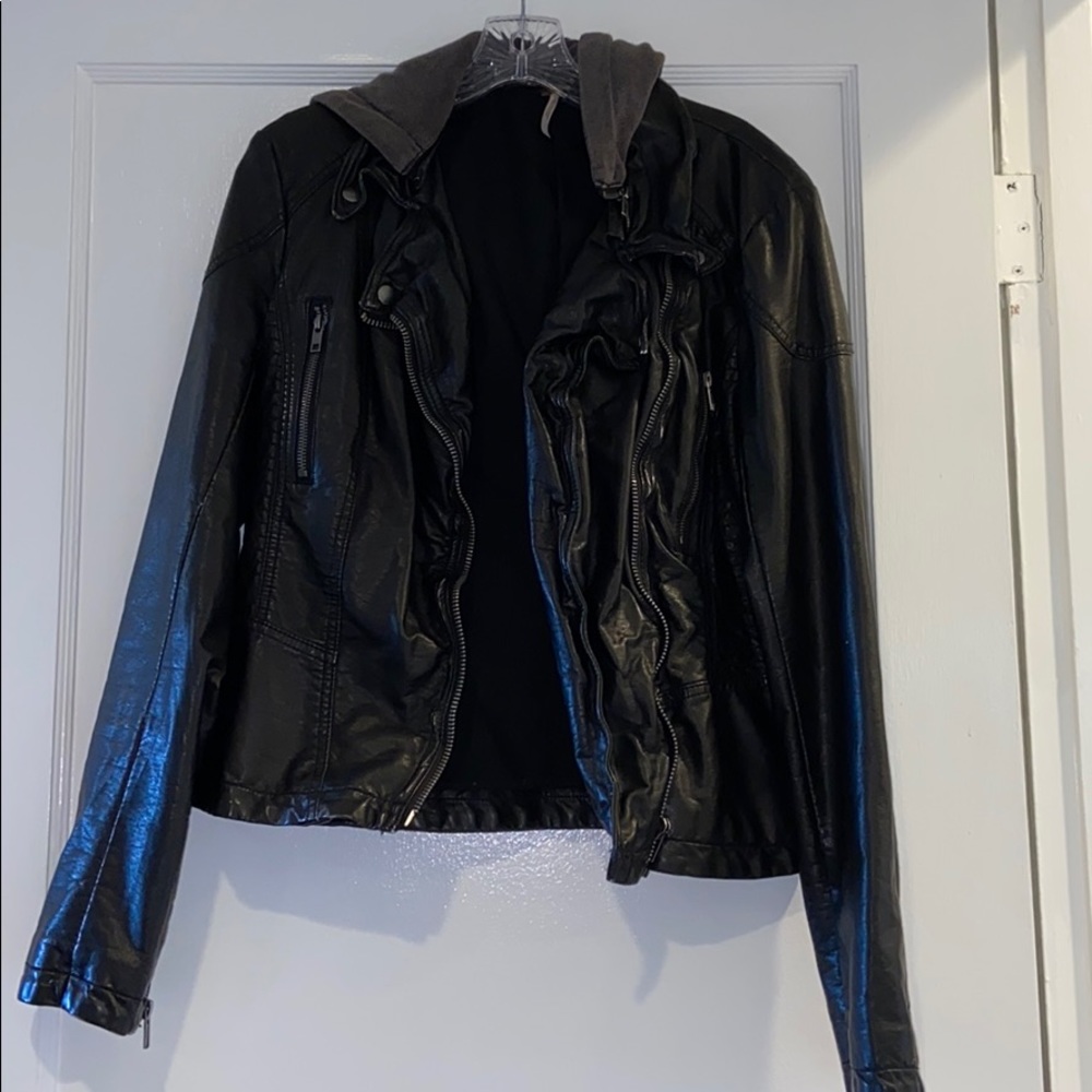 Leather jacket